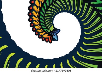 Resumen de diseño de papel pintado colorido y arte de fondo