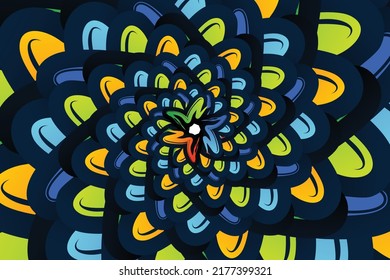Abstract colorful wallpaper design and background art