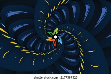 Abstract colorful wallpaper design and background art