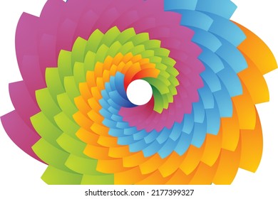 Resumen de diseño de papel pintado colorido y arte de fondo