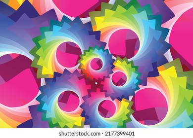 Abstract colorful wallpaper design and background art