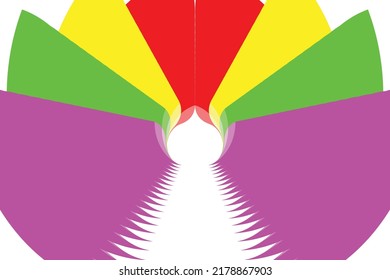 Abstract colorful wallpaper design and background art