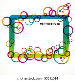 Abstract colorful wallpaper. Vector.