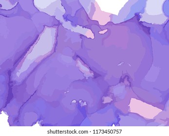 Abstract colorful water color art background. Hand paint on white background. Vector illustration
