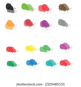Abstract colorful water color for background.