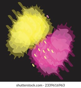 Abstract colorful water color for background.