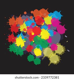 Abstract colorful water color for background.