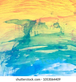 Abstract colorful watercolor background