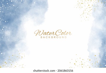 Abstract colorful watercolor for background. 