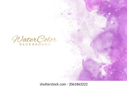 Abstract colorful watercolor for background. 