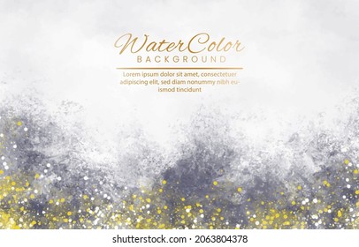 Abstract colorful watercolor for background. 