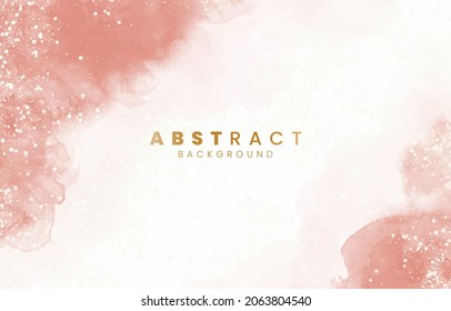 Abstract colorful watercolor for background. 