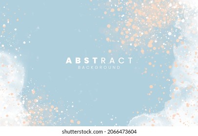 Abstract colorful watercolor for background. 