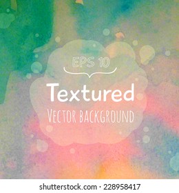 Abstract colorful watercolor background.