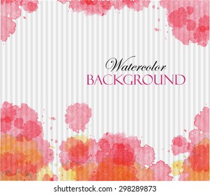 Abstract colorful watercolor background.