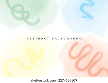 abstract colorful watercolor background design