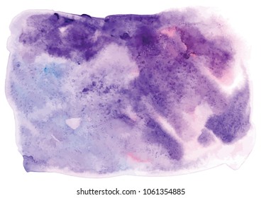 Abstract colorful watercolor background. Digital art pinting. Vector illustration