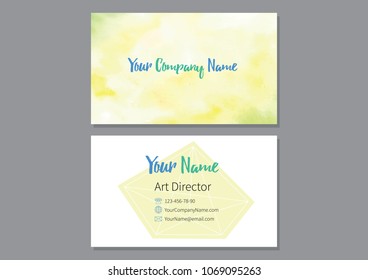 Abstract colorful watercolor background. Digital art pinting. Vector illustration