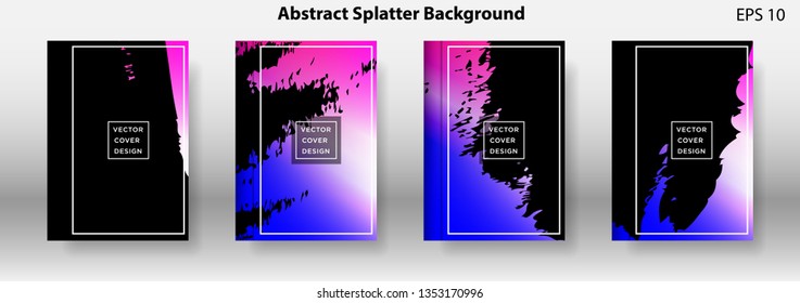 Abstract colorful watercolor for background Digital art painting. Applicable for design cover, invitation, flyer, annual report, poster and business card, desing packaging - vector Illustration
