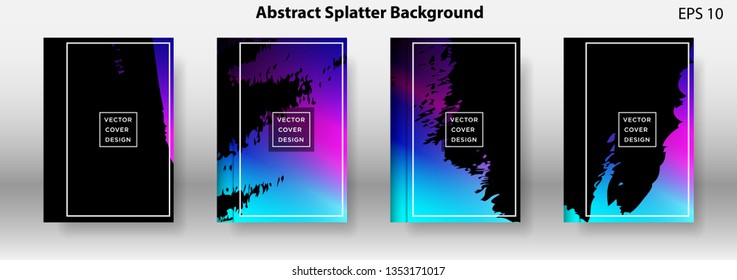 Abstract colorful watercolor for background Digital art painting. Applicable for design cover, invitation, flyer, annual report, poster and business card, desing packaging - vector Illustration