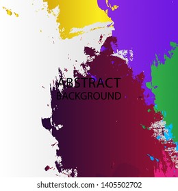 Abstract colorful watercolor for background Digital art painting