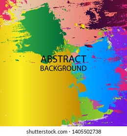 Abstract colorful watercolor for background Digital art painting