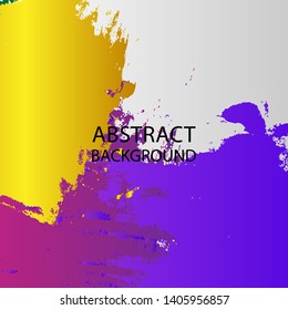 Abstract colorful watercolor for background, Digital art painting - vector