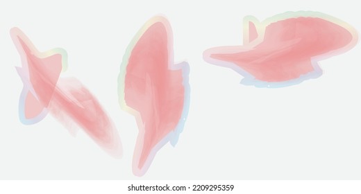 Abstract colorful watercolor for background. Digital art painting and others modern