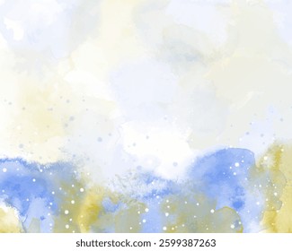 Abstract colorful watercolor for background. Digital art painting
