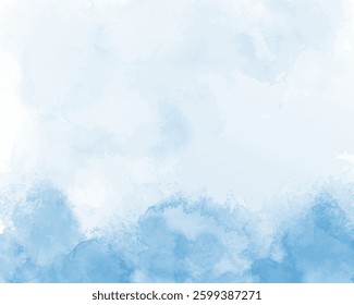 Abstract colorful watercolor for background. Digital art painting