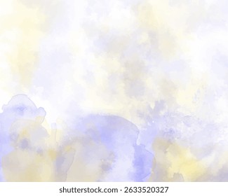 Abstract colorful watercolor for background. Digital art painting.