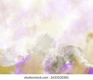 Abstract colorful watercolor for background. Digital art painting.