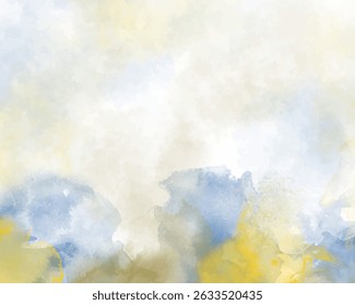 Abstract colorful watercolor for background. Digital art painting.