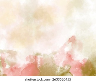 Abstract colorful watercolor for background. Digital art painting.