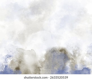 Abstract colorful watercolor for background. Digital art painting.
