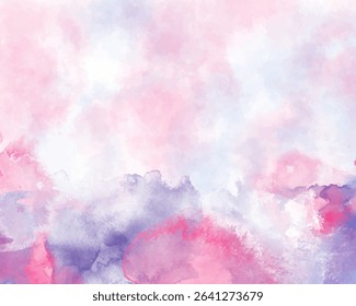 Abstract colorful watercolor for background. Digital art painting. For Watercolor wedding invitation card