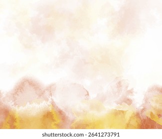Abstract colorful watercolor for background. Digital art painting. For Watercolor wedding invitation card