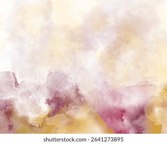 Abstract colorful watercolor for background. Digital art painting. For Watercolor wedding invitation card