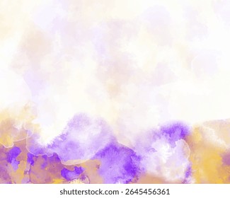 Abstract colorful watercolor for background. Digital art painting. Design for your date, postcard, banner, wedding invitation card