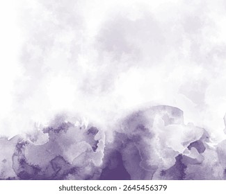 Abstract colorful watercolor for background. Digital art painting. Design for your date, postcard, banner, wedding invitation card