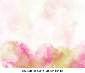 Abstract colorful watercolor for background. Digital art painting. Design for your date, postcard, banner, wedding invitation card