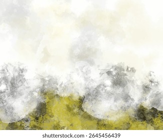 Abstract colorful watercolor for background. Digital art painting. Design for your date, postcard, banner, wedding invitation card