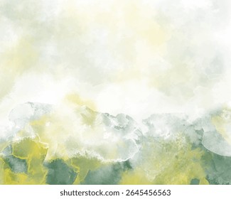 Abstract colorful watercolor for background. Digital art painting. Design for your date, postcard, banner, wedding invitation card