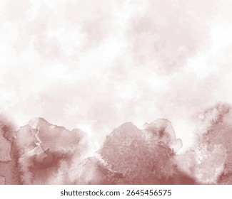 Abstract colorful watercolor for background. Digital art painting. Design for your date, postcard, banner, wedding invitation card