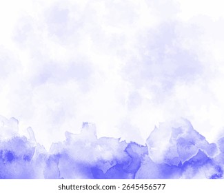 Abstract colorful watercolor for background. Digital art painting. Design for your date, postcard, banner, wedding invitation card