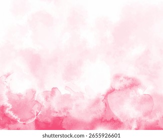 Abstract colorful watercolor for background. Digital art painting.