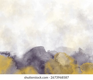 Abstract colorful watercolor for background. Digital art painting. Design for your date, postcard, banner, wedding invitation card