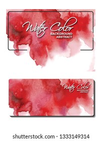 Abstract colorful watercolor background vector