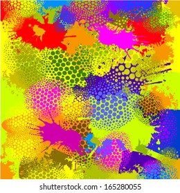 abstract colorful watercolor background. Vector