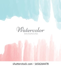 Abstract Colorful Watercolor Background. Vector. Isolated.